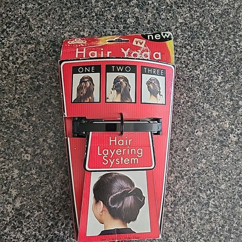 Y2K 2001 HAIRAGAMI Hair‎ Yoga Hair Layering System Fashion Clips As Seen on TV